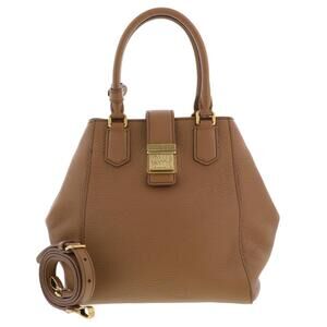 Miu Miu Tote Bag Vitello Daino Soft Leather Brown